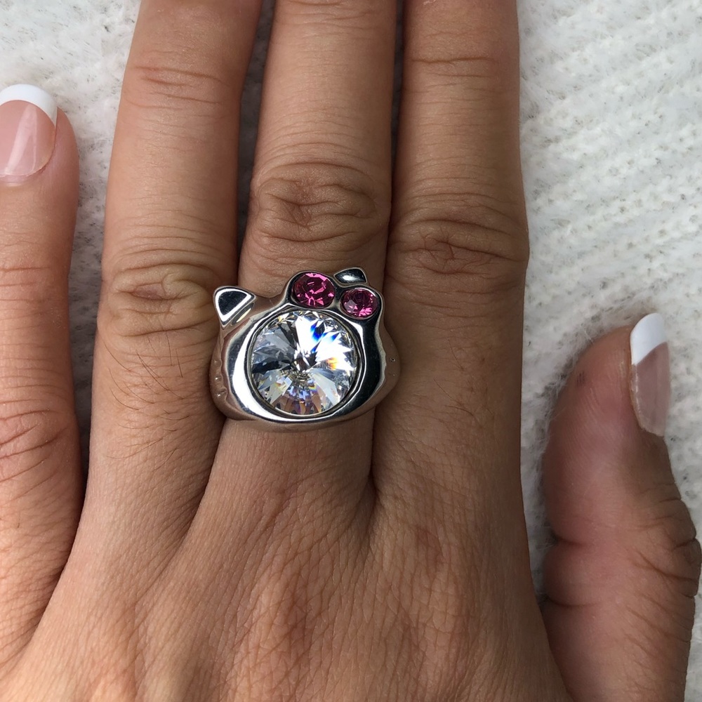 Hello Kitty CZ Ring
